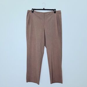 dressbarn Chocolate Brown Classic Dress Trousers